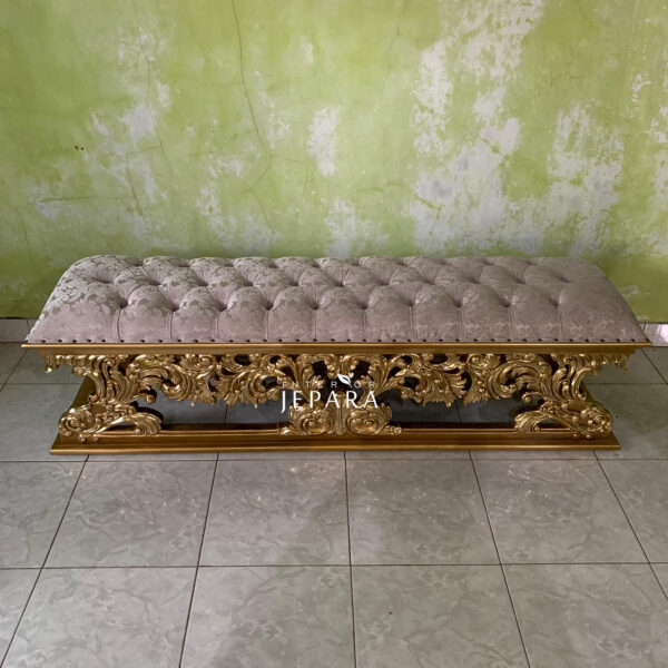 Sofa Lounge Klasik Full Ukiran Kayu Mahoni