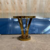 Meja Tamu Sudut Modern Stainless Steel