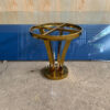 Meja Tamu Sudut Modern Stainless Steel