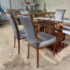 Meja Makan Stainless Steel Modern Living