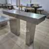 Luxury Console Table Hairline Stainless Steel