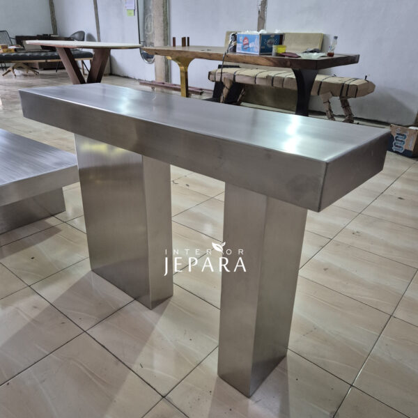 Luxury Console Table Hairline Stainless Steel