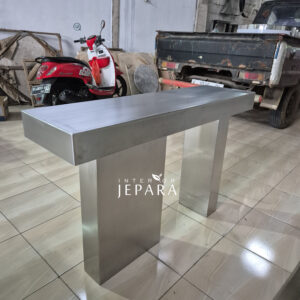 Luxury Console Table Hairline Stainless Steel