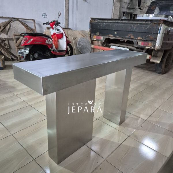 Luxury Console Table Hairline Stainless Steel