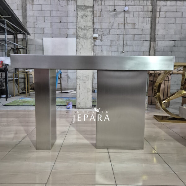 Luxury Console Table Hairline Stainless Steel