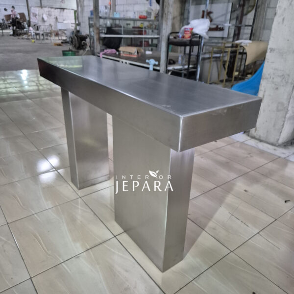 Luxury Console Table Hairline Stainless Steel