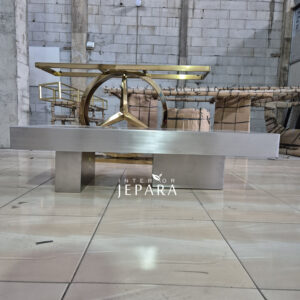 Coffee Table Luxury Hairlines Stainless Steel
