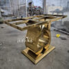 Golden Luxe Console Table Stainless Steel