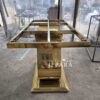 Golden Luxe Console Table Stainless Steel