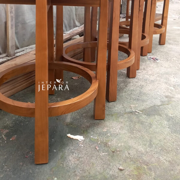 Bar Stool Scandinavian Kayu Jati