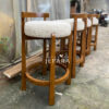Bar Stool Scandinavian Kayu Jati
