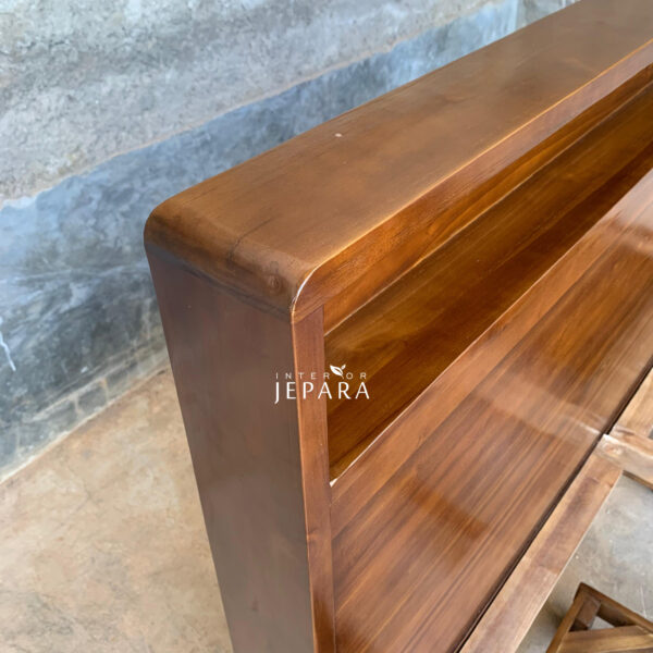 Dipan Tempat Tidur Minimalis Kayu Jati