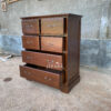 Nakas Minimalis 6 Storage Kayu Jati