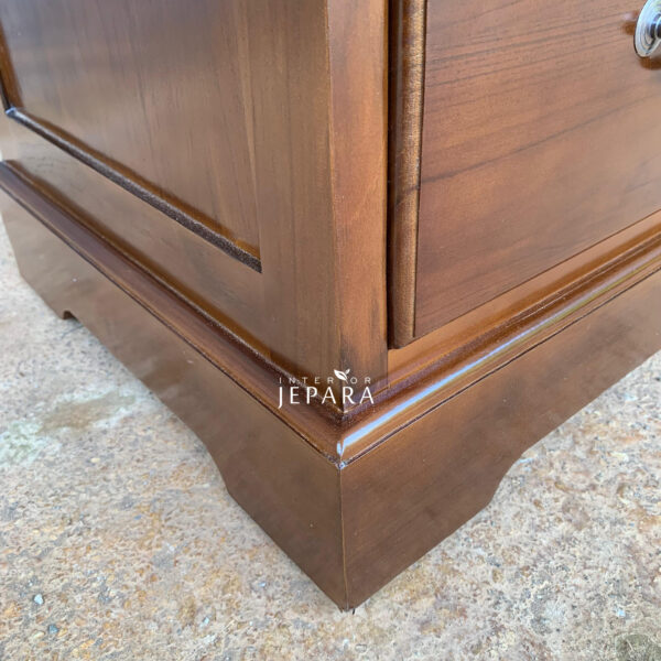 Nakas Minimalis 6 Storage Kayu Jati
