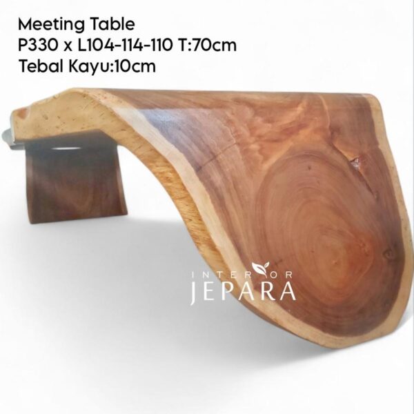 Meeting Table, Meja Makan, Meja Kantor Original Kayu Trembesi Suar