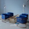 Kursi Tamu Sofa Stainless Steel Modern Living
