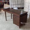 Meja Kerja Retro Minimalis Kayu Jati 3 Laci