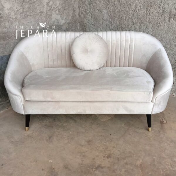 Sofa Modern Style Rangka Kayu Jati Full Foam