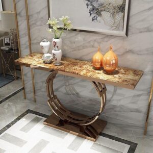 Meja Console Modern Style Stainless Steel Interior Jepara