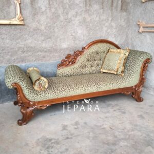 LOUISE Sofa Motif Angsa Ukiran Kayu Jati