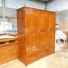 Almari Pakaian Retro Minimalis Kayu Jati Solid