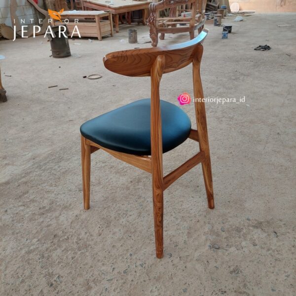 Kursi Makan Kursi Kafe Retro Kayu Jati