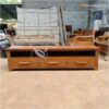 Meja TV Kayu Jati Minimalis 160 cm | Rak TV Jati Jepara Modern