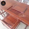 Meja Makan Barbeque Kayu Jati Model Garden Chinese