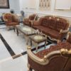 Set Kursi Sofa Tamu Jati Motif Brittanian Kayu Jati Jepara