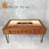 Meja Tamu Replika Kaset Pita Bahan Kayu Jati