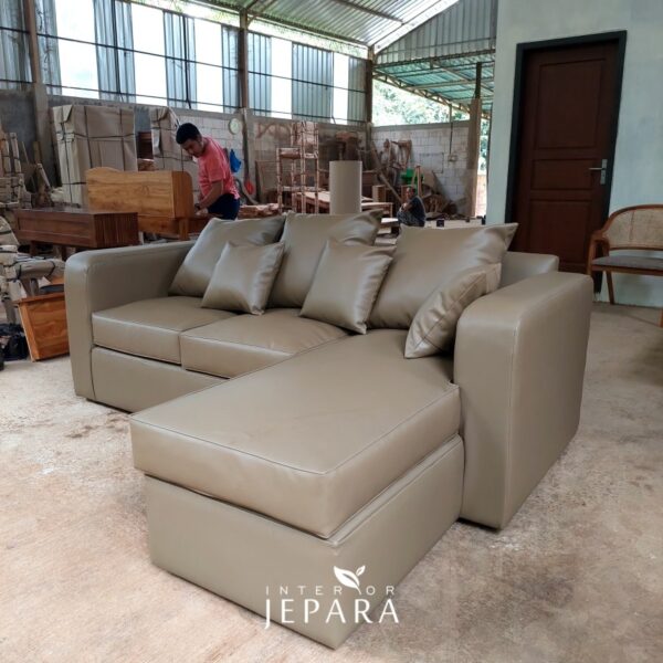 Sofa Modern Minimalis Rangka Kayu Jati - Image 2